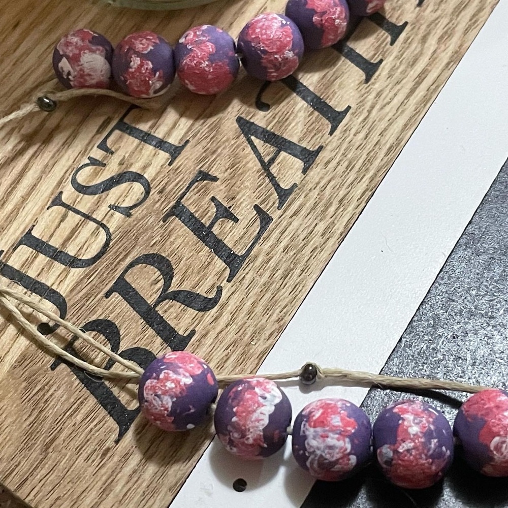 Female Custom color/custom finish beaded necklace